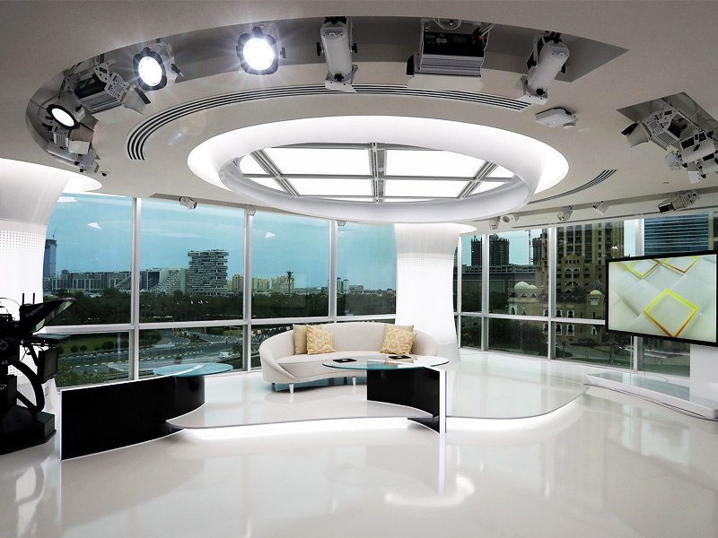 Al Arabiya News Channel, Dubai | ETC Lighting Dimming Control System for Broadcast Studio | Oasis Enterprises