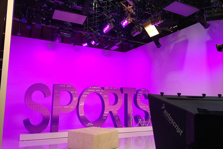 Bein Sports | studio LED lighting system | Oasis Professional Electronics